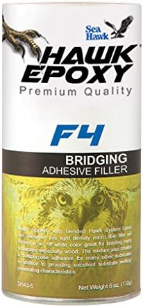 Seahawk Bridging Adhesive Filler, F4, 5.6 oz - Hawk Epoxy