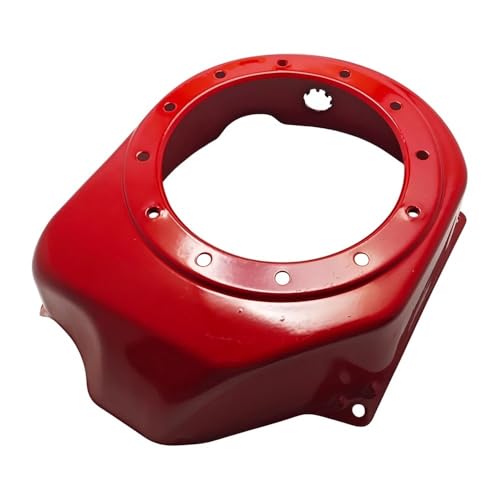 Couvercle de ventilateur de recul robuste en métal laqué rouge