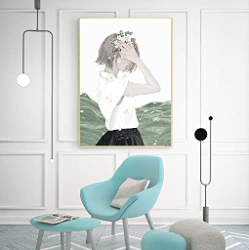 Affiche et impression pour décorer un petit espace de salon avec toile fleurs - 3