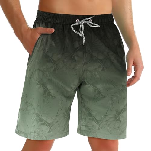 ELETOP Badehose Herren Schnelltrocknend Badeshorts für Männer Boardshorts Surfen Strandhose Schwimmhose mit Meshfutter V...