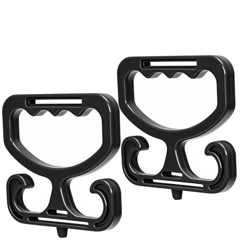 Grocery Bag Carrier with Plastic Storage Box, 2 Pack Grocery Bag Holder for Plastic Bags, Holds...