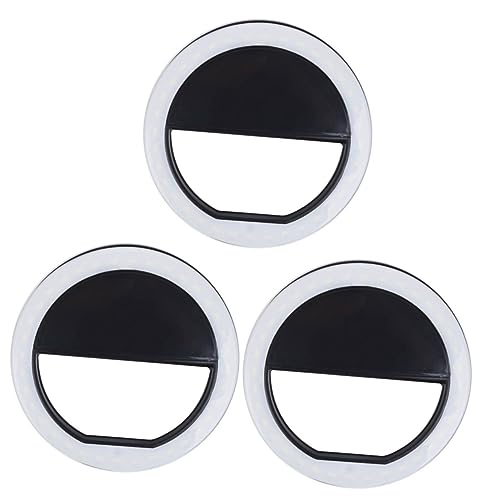 3pezzi Per Telefono Modalità Illuminazione Per Fotografia Compatibile Smartphone e Tablet Per Vlogging e Streaming