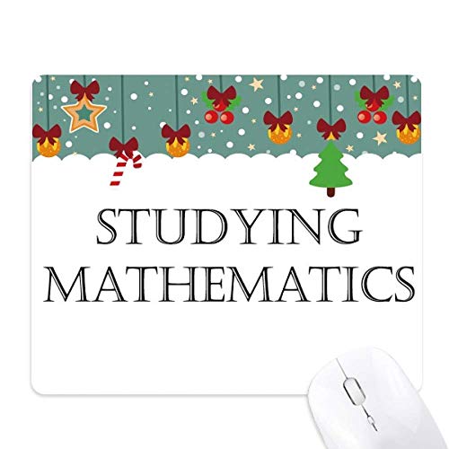 Tapis de souris de Noël en caoutchouc idéal pour étudier les mathématiques