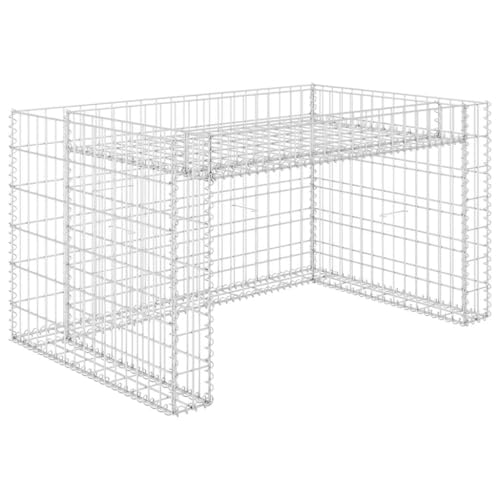 vidaXL Rasenmäher Garage mit Hochbeet Gabione Unterstand Carport...