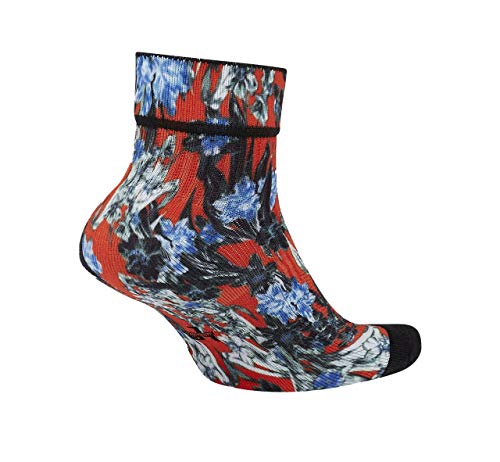 Nike Unisex SNKR Sox Ultra Ankle Socks (Medium, Team Orange/Black/White)2