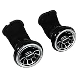 TiJeRa Car 2 PCS LED Consola Delantera Aire Acondicionado Reemplazo Salida Turbo del Aire Acondicionado para Mercedes Benz Clase C W204 2011 2012 2013
