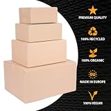 verpacking Faltkartons 500 x 500 x 500 mm Braun (Außenmaß 505 x 505 x 510 mm) KK 116 1-wellig Versandkarton für mittelgroße Waren DHL Paket DPD GLS Hermes Kartons (5 Stück)