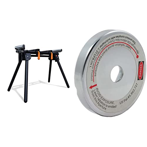 Wen Msa750T 750 Lb Capacity Miter Saw Stand & Oshlun Lg-M01 Miter And Portable Saw Laser Guide, Miter & Portable Saws, Grey #TOP10