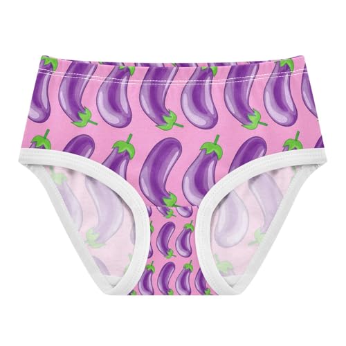 Colorful Eggplants Toddler Girls's Underwear 2T 202c1206