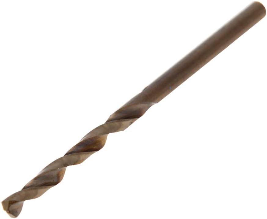 Utoolmart Twist Drill Bit, High Speed Steel Twist Drill Bit, Equal Reduced Shank Bit, 3.3mm Dia Twist Bits, M35 Cobalt Twist Drill Bit Set, for Steel Aluminum Alloy, 10 Pcs
