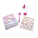 Hot Focus Unicorn Secret Diary with LED Book Light, Invisible Ink Pen and Sticker Set – 6” Journal Notebook with 100 Double Sided Lined Pages for Kids