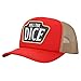 Dungeons & Dragons Roll The Dice Menâ€™s Red Foam Trucker Hat