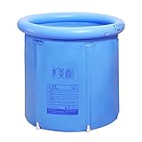 Youdepot Bañera inflable de plástico portátil, grande