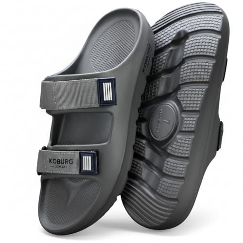 Image of KOBURG Nexa Sandals for Men| Stylish Trending | Comfortable | Super soft | Lightweight | EVA Sole | Casual Sandals | Slippers | Flip Flops for Men KF-464