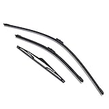 Compatibilidad perfecta: este limpiaparabrisas delantero trasero plano para Ford Focus MK2 2004-2012 con hebilla cuadrada pequeña.