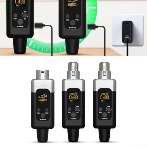 Captura de sonido óptima sin cables molestos gracias al receptor UHF y 2,4G 5