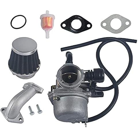 Mingdun PZ19 Carburetor with Air Filter Intake Rebuild Kit For Honda XR/CRF 50 70 80 90 110 125cc ATV Quad 4 Wheeler Cover