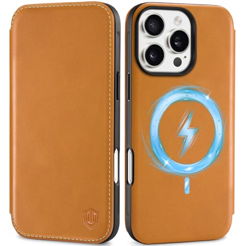 Case Wallet iPhone 16 Pro Max étui portefeuille mince anti-rayures
