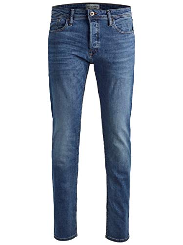 Herren Jack & Jones Jeans Tim Straight Legs Slim Fit Flat Front Tim...