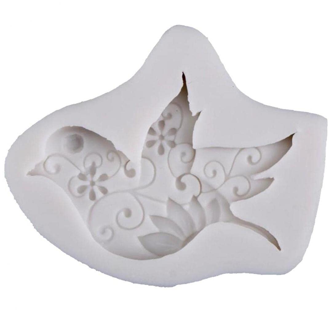 Pinicecore Translucent 1Pc Cake Mold Bird Silicone Mold Party Cake Decorating Tools Fondant Baking Chocolate Candy Moulds