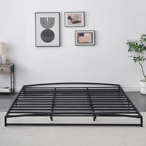 GAOMON Low Bed Frame King Size, 6 Inch Heavy Duty