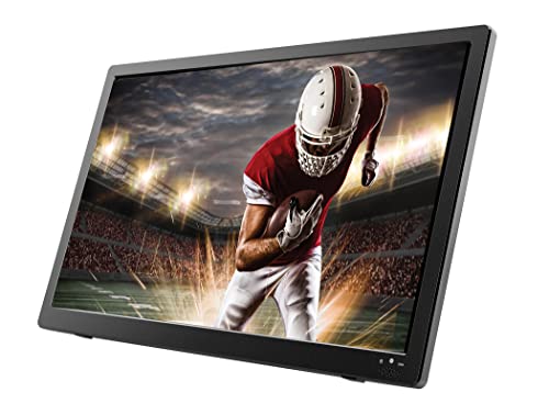 Image of Naxa Electronics NT-1600 Portable 16-inch TV and Digital Multimedia Player with Built-in ATSC Tuner for Over-The-Air HD TV, USB Support, Rechargeable Lithium Battery, AC Power, and DC Car Cord, Black
