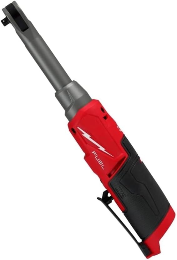 2568-20 Power Ratchet Wrench Brushless Impact Wrench for Milwaukee M12 FUEL 12V 1/4" Extended Reach High Speed Ratchet - Bare Tool
