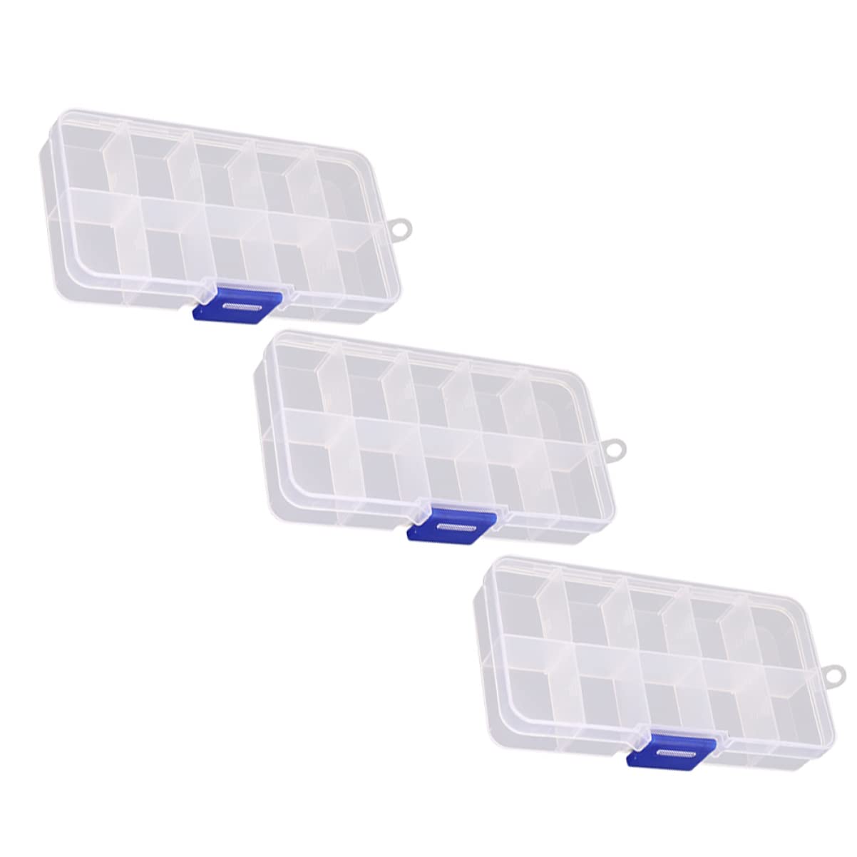 Boîte plastique bijoux 10 compartiments protège vos souvenirs précieux