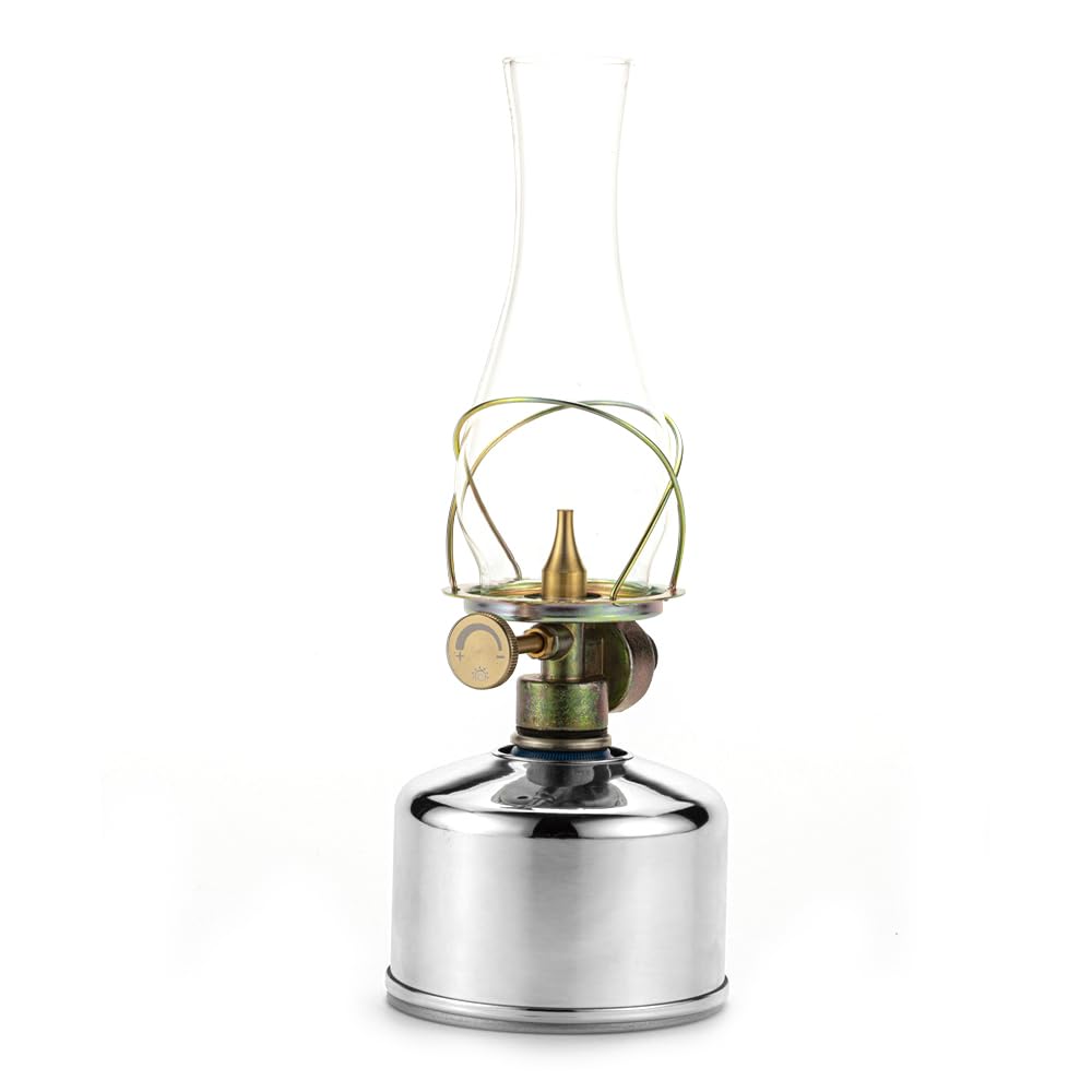 Lampada da Campeggio Esterna a Gas Stile retrò Lampada da Atmosfera Lanterna da Campeggio a Gas Portatile