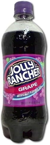 Elizabeth Beverage Jolly Rancher Grape Soda, 20 Ounce -- 24 per case.