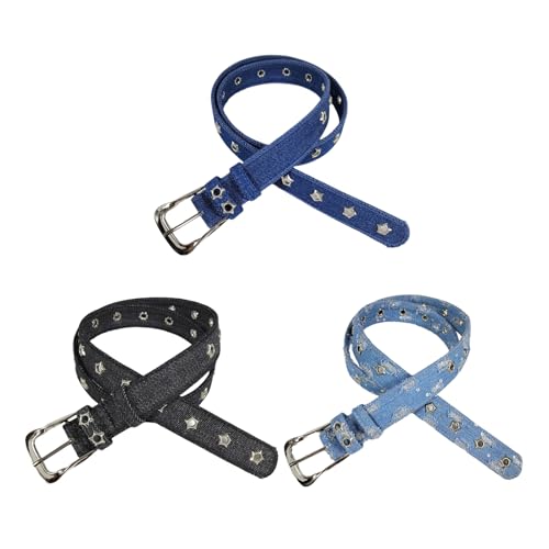 Stylish Star Embellished Waist Belt for Women Lady Girls Functional Jeans Waistband Adjustable Casual Pants Waist Decor3