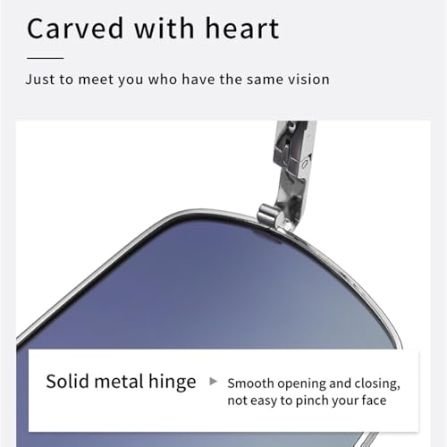 Men Sunglasses UV400 Trend Sun Glasses Metal Polygon Eyeglasses Frame Beach Driving Fishing Travel Shade Eyewear4