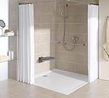  Bette - Rechteckige Duschwanne XXL weiß; 160 x 75; superflaches Design (3,5 cm)