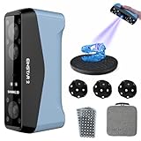 EINSTAR 2 Handheld 3D Scanner Wireless 3D Scanner with Turntable, Hybrid 3D Laser Scanner & IR Scanning, Full-Color Capture, Outdoor-Ready, No Spray, Blue Laser Portable 3D Scanner, Battery Powered