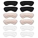 Heel Cushion Inserts, Heel Grips Reusable Self-Adhesive Shoe Inserts Liners for Men's and Women's Shoes too big, Shoe Pads for Preventing Heel Slipping, Rubbing, Non-Slip Comfortable Heel Pads-6 Pairs