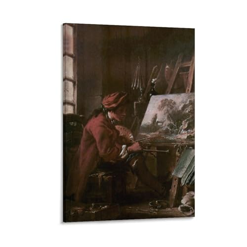 Poster sur toile de Francois Boucher pour sublimer l'ambiance feutrée d'un salon ou bureau