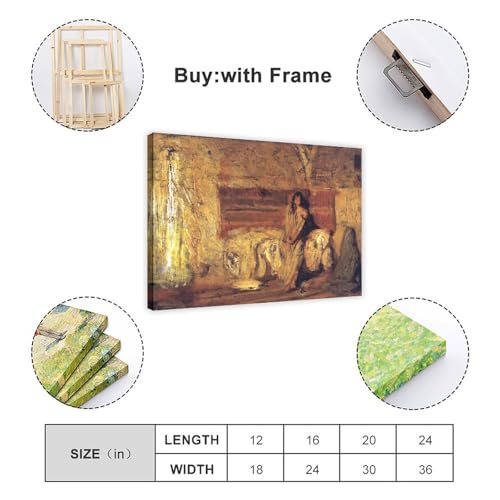Impression sur toile Study for The Annunciation Tanner | Émotion et douceur - 2
