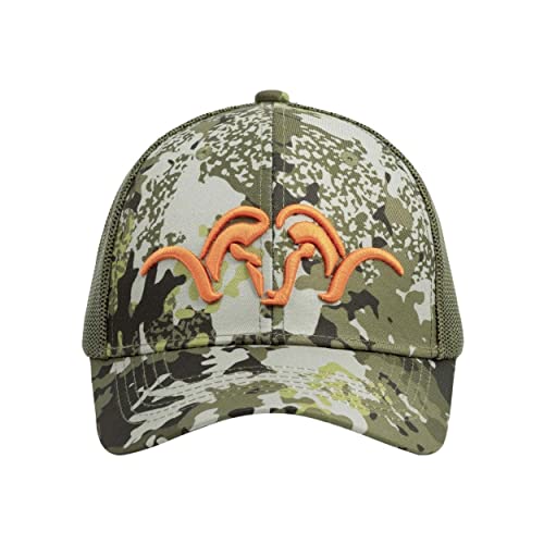 Blaser HunTec Trucker Kappe - Outdoor Camouflage / Oliv Grün, verstellbar, Schnalle, Polyester, Sommer, Utility