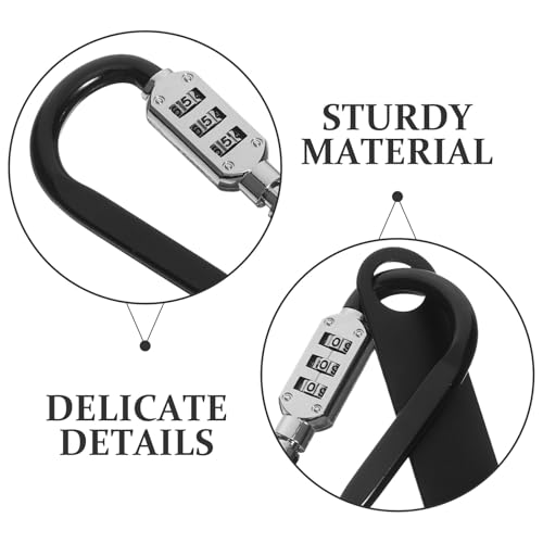 Candado para casco de moto portátil para paradas en ciudad 3