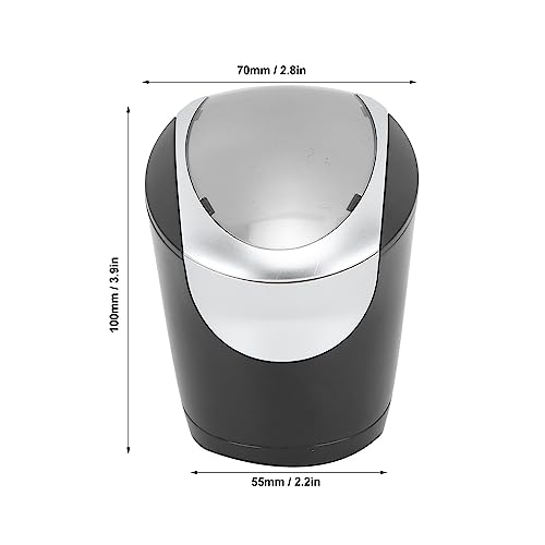 Cinzeiro de carro, mini copo removível sem fumaça com tampa à prova de cheiro e luz azul LED para vi