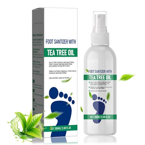 Image of Foot Deodorant, Foot Spray for Smelly Feet, Tea Tree Oil Foots Spray for Smelly Feet & Shoes - Natural Foots Deodorant with Daily Freshness & Odor Control for Active Lifestyle & Sports