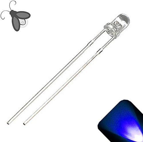 Lighthouse LEDs 3mm Round Top Blue Breathing/Fading LED - Super Bright (Pack of 20)