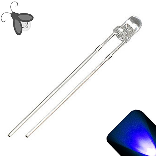 Lighthouse Leds 3Mm Round Top Blue Breathing/Fading Led - Super Bright (Pack Of 20) #TOP3