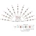 Sopoby 180 PCS Solder Seal Wire Connectors Heat Shrink Butt Connectors Electrical Waterproof Automotive Terminals (60 Red 60 Blue 45 White 15 Yellow)
