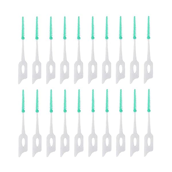 Interdental Brushes Portable Cleaner Between Toothpicks Oral Care Tool 20 Pieces