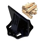 【Manueller Holzspalter】✅ Mit diesem Holzspalter im „Axtblatt“-Design können Sie die Größe oder Form des zu schneidenden Baumstamms frei wählen, ohne ihn in das runde Loch einpassen zu müssen. Dieses einfache Design (kein Rahmen) ist außerdem stabiler, verbiegt oder verdreht sich weniger leicht und lässt sich leichter schärfen.