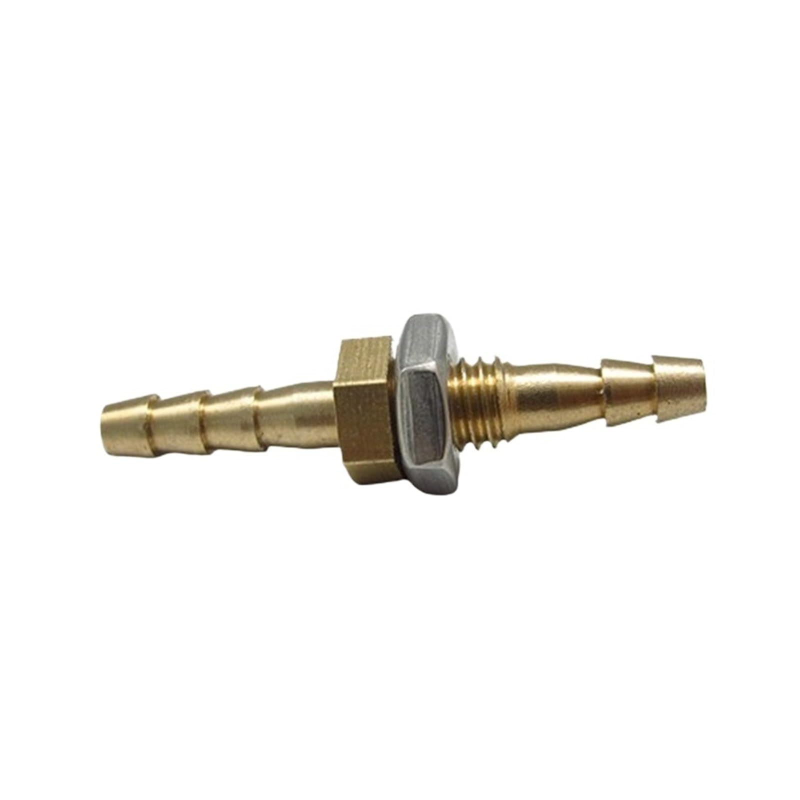 Devow One Color 4Mm Hose Barb Equal Bulkhead Brass Barbed Tube Pipe Fitting Coupler Connector Coupling Coupler Adapter