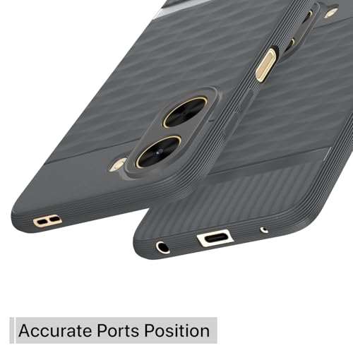 Image of Outlouders Back Cover for Poco C71 / Redmi A5 | Full Camera Protection | TPU Soft Flexible Shockproof Bumper Case (Grey)