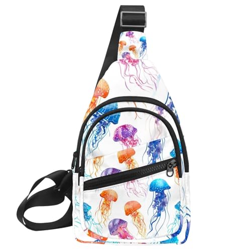 Sac à dos à bandoulière coloré pour entraînement course à pied voyage et randonnée
