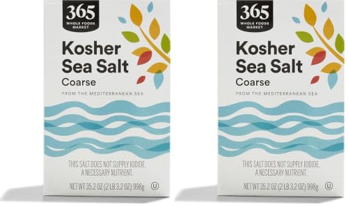 365 by Whole Foods Market, Salt Kosher, 35.2 Ounce (Pack of 2) image 4